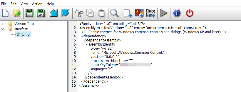 Assembly with No UAC Information