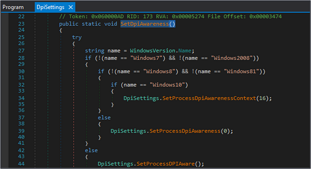 Identified Location to Place Additional Code