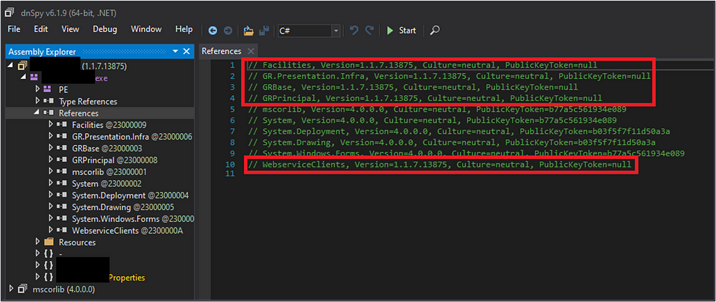 Dependencies of Target Assembly